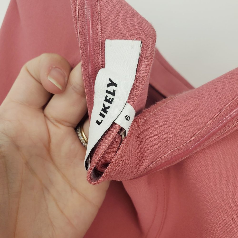 NWT Likely Monetta Strapless Ruffle Dress Pink - Picture 7 of 11